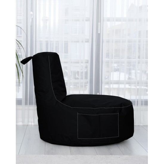 Garden Bean Bag EVA Sport - Black Black Atelier del Sofa Garden Bean Bag EVA Sport - Black Black