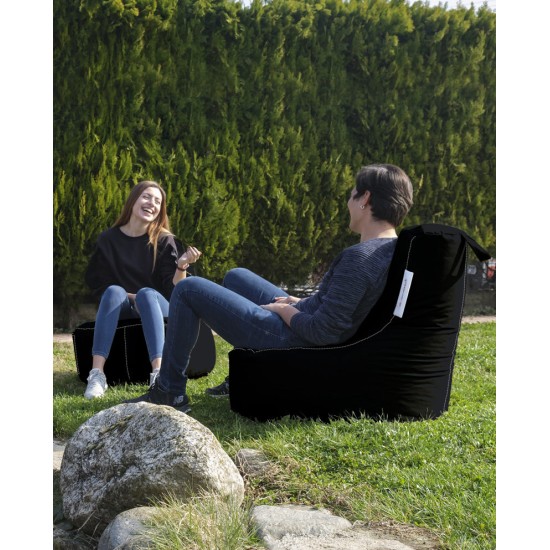 Garden Bean Bag EVA Sport - Black Black Atelier del Sofa Garden Bean Bag EVA Sport - Black Black