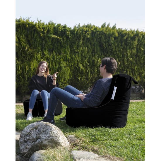 Garden Bean Bag EVA Sport - Black Black Atelier del Sofa Garden Bean Bag EVA Sport - Black Black