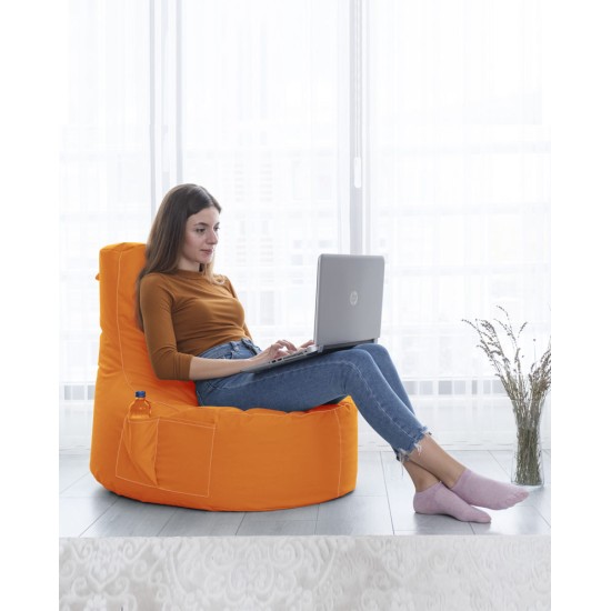 Garden Bean Bag EVA Sport - Orange Orange Atelier del Sofa Garden Bean Bag EVA Sport - Orange Orange
