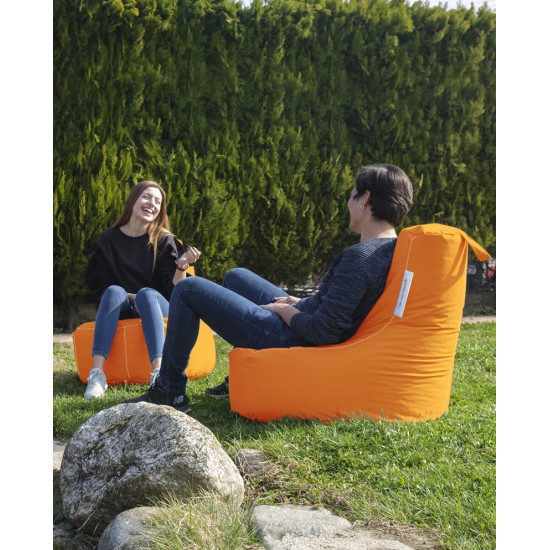 Garden Bean Bag EVA Sport - Orange Orange Atelier del Sofa Garden Bean Bag EVA Sport - Orange Orange