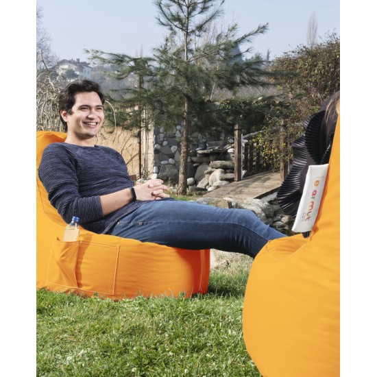 Garden Bean Bag EVA Sport - Orange Orange Atelier del Sofa Garden Bean Bag EVA Sport - Orange Orange