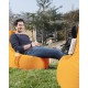 Garden Bean Bag EVA Sport - Orange Orange Atelier del Sofa Garden Bean Bag EVA Sport - Orange Orange