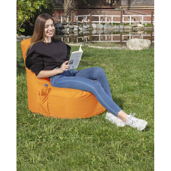 Garden Bean Bag EVA Sport - Orange Orange Atelier del Sofa Garden Bean Bag EVA Sport - Orange Orange