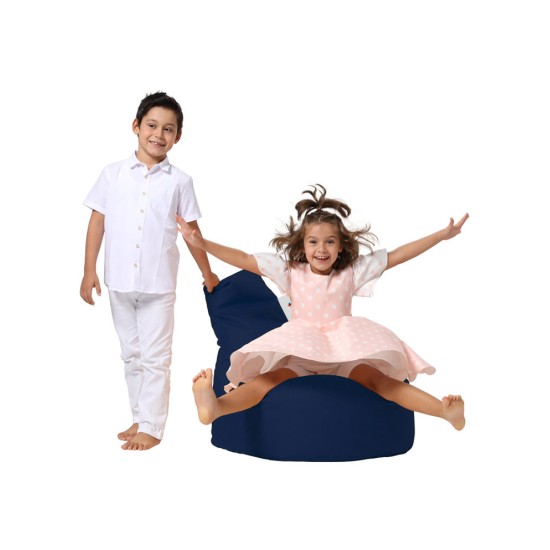 Garden Bean Bag Baton - Dark Blue Dark Blue Atelier del Sofa Garden Bean Bag Baton - Dark Blue Dark Blue