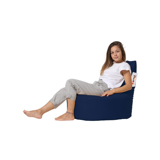 Garden Bean Bag Baton - Dark Blue Dark Blue Atelier del Sofa Garden Bean Bag Baton - Dark Blue Dark Blue