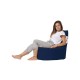 Garden Bean Bag Baton - Dark Blue Dark Blue Atelier del Sofa Garden Bean Bag Baton - Dark Blue Dark Blue