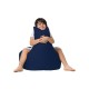 Garden Bean Bag Baton - Dark Blue Dark Blue Atelier del Sofa Garden Bean Bag Baton - Dark Blue Dark Blue
