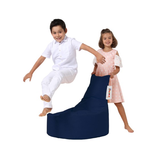Garden Bean Bag Baton - Dark Blue Dark Blue Atelier del Sofa Garden Bean Bag Baton - Dark Blue Dark Blue
