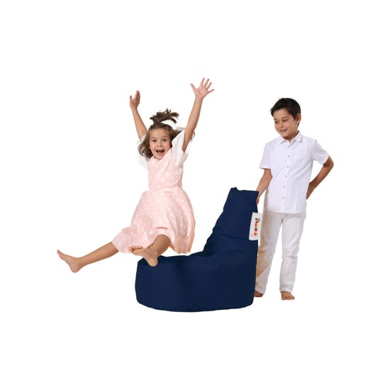 Garden Bean Bag Baton - Dark Blue Dark Blue Atelier del Sofa Garden Bean Bag Baton - Dark Blue Dark Blue