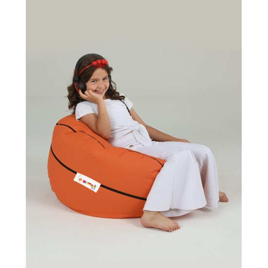 Garden Bean Bag Basketball Kids Pouf - Tile Red Tile Red Atelier del Sofa Garden Bean Bag Basketball Kids Pouf - Tile Red Tile Red