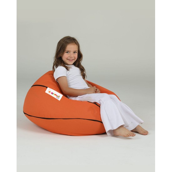 Garden Bean Bag Basketball Kids Pouf - Tile Red Tile Red Atelier del Sofa Garden Bean Bag Basketball Kids Pouf - Tile Red Tile Red