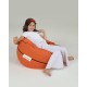 Garden Bean Bag Basketball Kids Pouf - Tile Red Tile Red Atelier del Sofa Garden Bean Bag Basketball Kids Pouf - Tile Red Tile Red