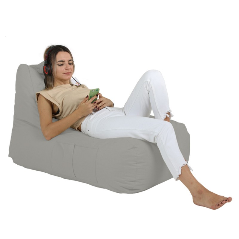 Atelier del Sofa Garden Bean Bag Trendy Comfort Bed Pouf - Fume Fume