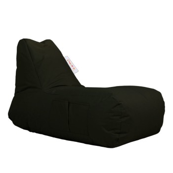Garden Bean Bag Trendy Comfort Bed Pouf - Black Black