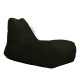 Garden Bean Bag Trendy Comfort Bed Pouf - Black Black Atelier del Sofa Garden Bean Bag Trendy Comfort Bed Pouf - Black Black