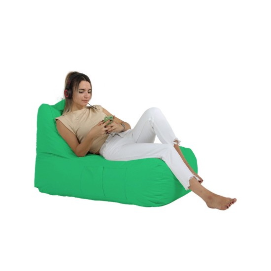 Garden Bean Bag Trendy Comfort Bed Pouf - Green Green Atelier del Sofa Garden Bean Bag Trendy Comfort Bed Pouf - Green Green