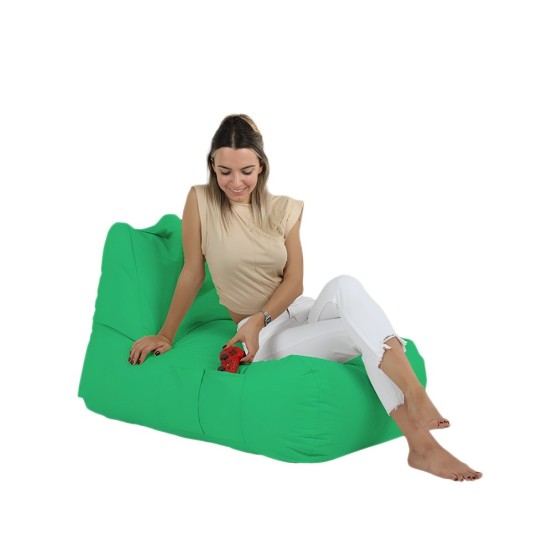 Garden Bean Bag Trendy Comfort Bed Pouf - Green Green Atelier del Sofa Garden Bean Bag Trendy Comfort Bed Pouf - Green Green