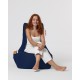 Garden Bean Bag Diamond - Dark Blue Dark Blue Atelier del Sofa Garden Bean Bag Diamond - Dark Blue Dark Blue