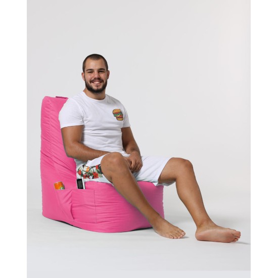 Garden Bean Bag Diamond - Pink Pink Atelier del Sofa Garden Bean Bag Diamond - Pink Pink