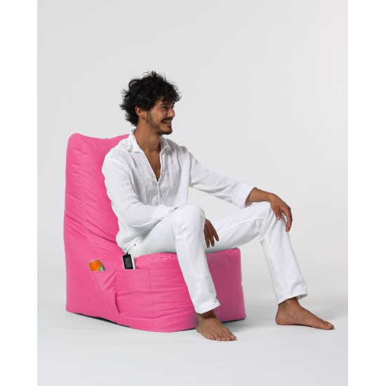 Garden Bean Bag Diamond - Pink Pink Atelier del Sofa Garden Bean Bag Diamond - Pink Pink