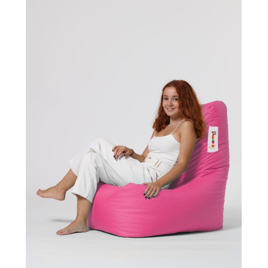 Garden Bean Bag Diamond - Pink Pink Atelier del Sofa Garden Bean Bag Diamond - Pink Pink