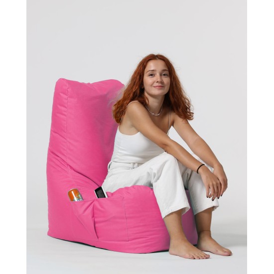 Garden Bean Bag Diamond - Pink Pink Atelier del Sofa Garden Bean Bag Diamond - Pink Pink