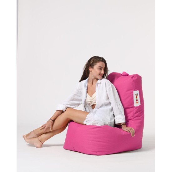 Garden Bean Bag Diamond - Pink Pink Atelier del Sofa Garden Bean Bag Diamond - Pink Pink