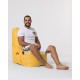 Garden Bean Bag Diamond - Yellow Yellow Atelier del Sofa Garden Bean Bag Diamond - Yellow Yellow