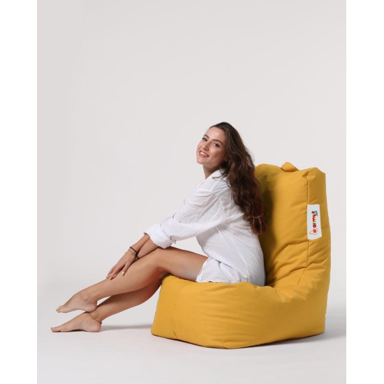Garden Bean Bag Diamond - Yellow Yellow Atelier del Sofa Garden Bean Bag Diamond - Yellow Yellow