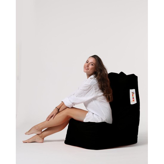 Atelier del Sofa Garden Bean Bag Diamond - Black Black
