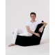 Atelier del Sofa Garden Bean Bag Diamond - Black Black