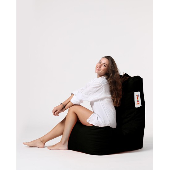 Atelier del Sofa Garden Bean Bag Diamond - Black Black