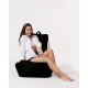 Atelier del Sofa Garden Bean Bag Diamond - Black Black