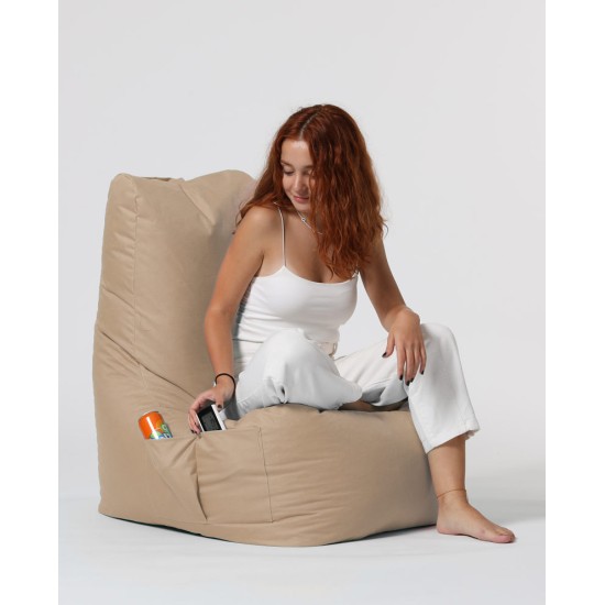 Atelier del Sofa Garden Bean Bag Diamond - Mink Mink