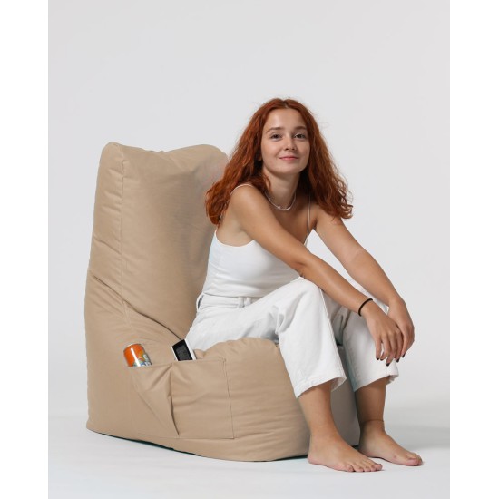 Atelier del Sofa Garden Bean Bag Diamond - Mink Mink