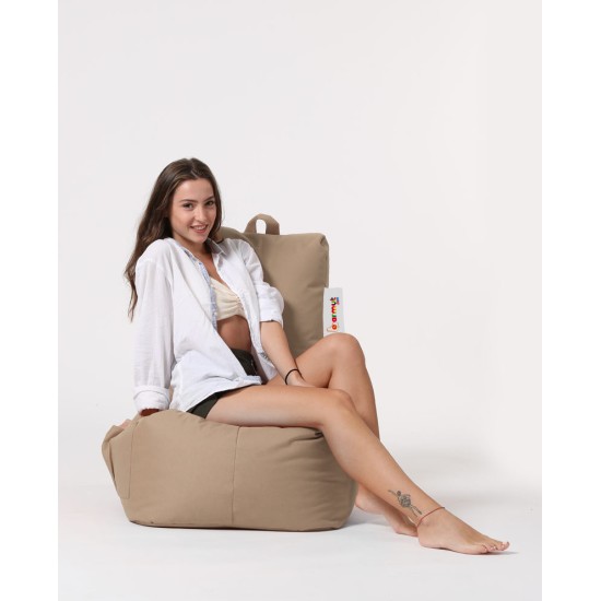 Atelier del Sofa Garden Bean Bag Diamond - Mink Mink