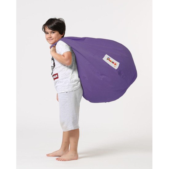 Garden Bean Bag Premium Kids - Purple Purple Atelier del Sofa Garden Bean Bag Premium Kids - Purple Purple