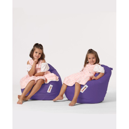 Garden Bean Bag Premium Kids - Purple Purple Atelier del Sofa Garden Bean Bag Premium Kids - Purple Purple