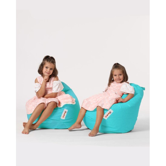 Garden Bean Bag Premium Kids - Turquoise Turquoise Atelier del Sofa Garden Bean Bag Premium Kids - Turquoise Turquoise