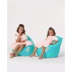 Garden Bean Bag Premium Kids - Turquoise Turquoise Atelier del Sofa Garden Bean Bag Premium Kids - Turquoise Turquoise