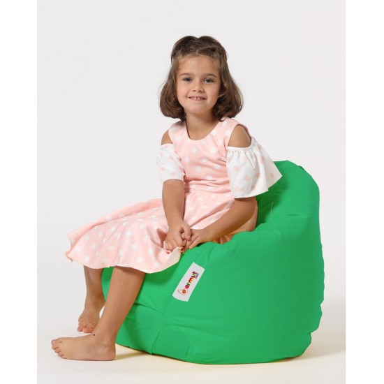 Garden Bean Bag Premium Kids - Green Green Atelier del Sofa Garden Bean Bag Premium Kids - Green Green
