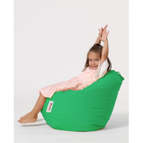 Garden Bean Bag Premium Kids - Green Green Atelier del Sofa Garden Bean Bag Premium Kids - Green Green