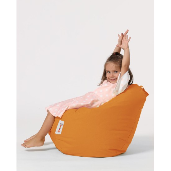 Garden Bean Bag Premium Kids - Orange Orange Atelier del Sofa Garden Bean Bag Premium Kids - Orange Orange