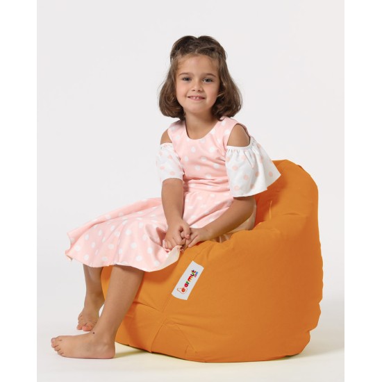 Garden Bean Bag Premium Kids - Orange Orange Atelier del Sofa Garden Bean Bag Premium Kids - Orange Orange