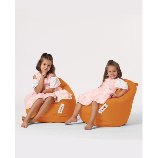 Garden Bean Bag Premium Kids - Orange Orange Atelier del Sofa Garden Bean Bag Premium Kids - Orange Orange