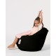 Garden Bean Bag Premium Kids - Black Black Atelier del Sofa Garden Bean Bag Premium Kids - Black Black