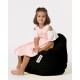 Garden Bean Bag Premium Kids - Black Black Atelier del Sofa Garden Bean Bag Premium Kids - Black Black