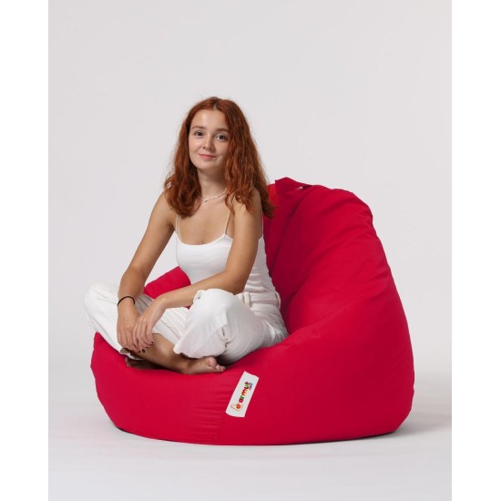 Atelier del Sofa Garden Bean Bag Premium XXL - Red Red