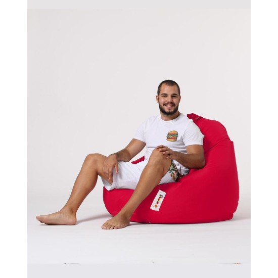 Atelier del Sofa Garden Bean Bag Premium XXL - Red Red